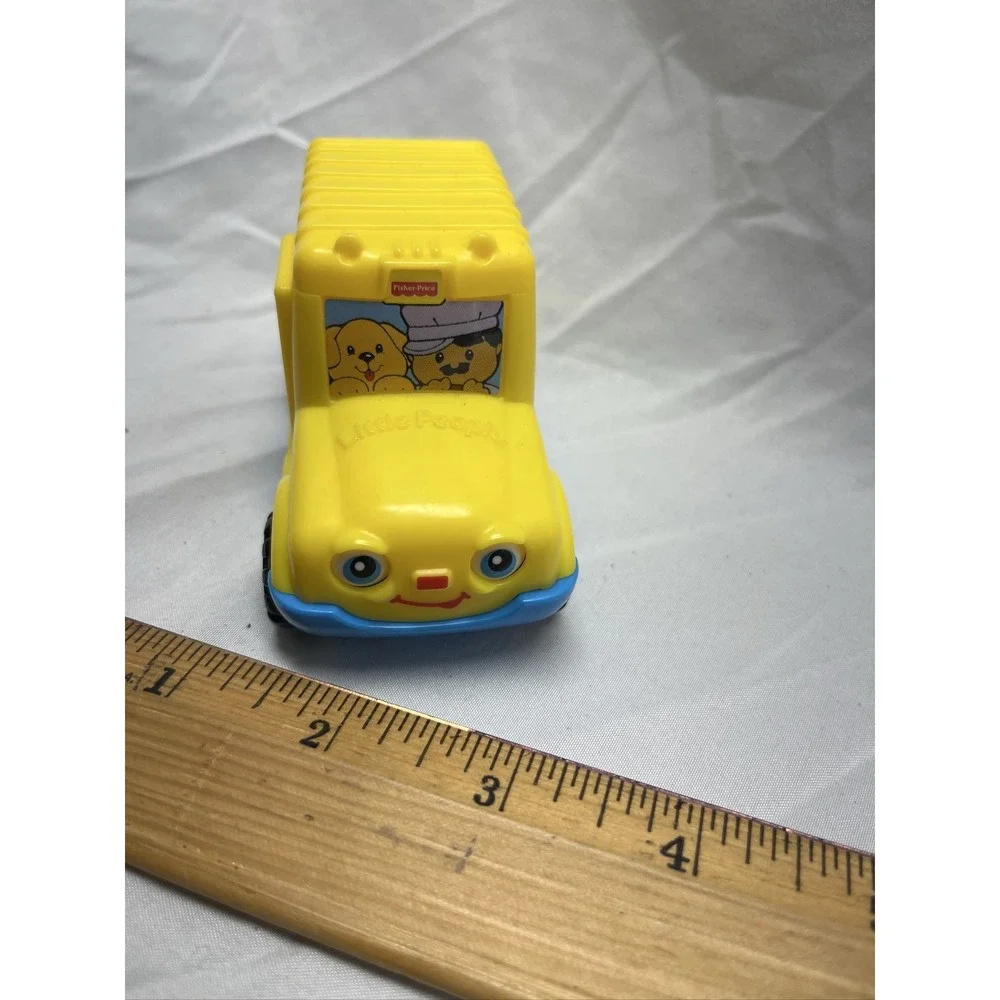 Fisher‎ Price McDonalds Happy Meal Under 3 Yellow School Bus Toy